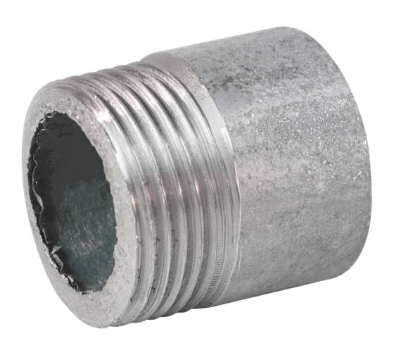 Изображение товара Резьба ООО "Крупинский арматурный завод" сталь оцинкованная Ду50 L=35мм из труб ГОСТ 3262-75 КАЗ 027-8439