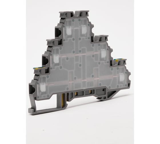 Изображение товара Клемма винтовая Onka MRK-3K 2,5, 2,5 кв мм (серый), три уровня L+N+PE 1010414