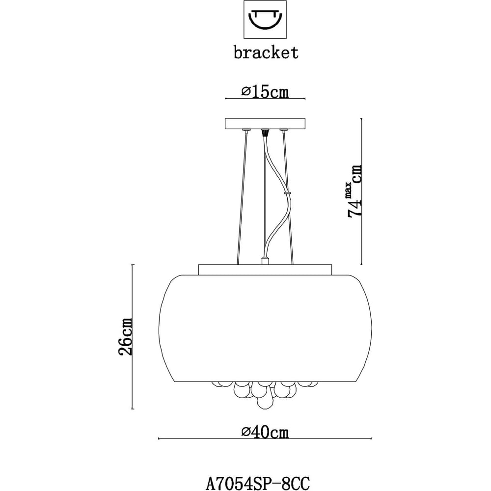 фото Подвесная люстра arte lamp