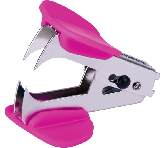 Изображение товара Антистеплер BERLINGO Blitz с фиксатором, розовый EH2474