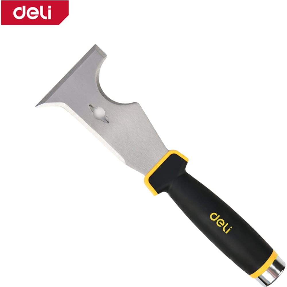Изображение товара Шпатель-скребок DELI DL-HD03 с двухкомпонентной рукоятью из нержавеющей стали