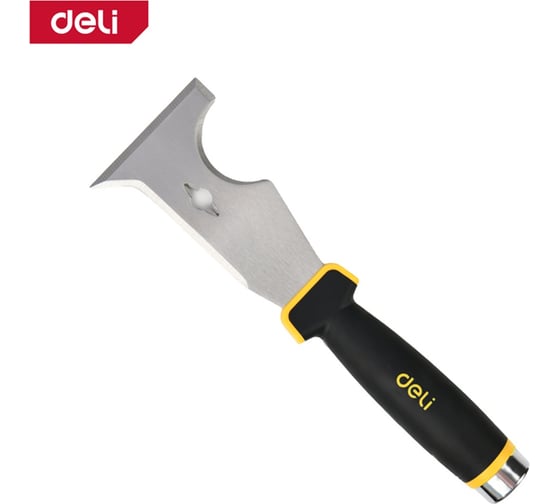 Изображение товара Шпатель-скребок многофункциональный DELI DL-HD03 нержавеющая сталь, двухкомпонентная рукоять 179581