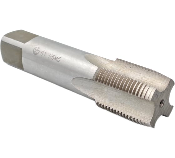 Изображение товара Машинно-ручной метчик TORNERI трубный G 1 Р6М5 для сквозных отверстий 028706