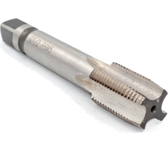 Изображение товара Машинно-ручной метчик TORNERI трубный G 1/2 Р6М5 для сквозных отверстий 028713