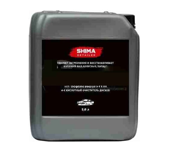 Изображение товара 4-х кислотный очиститель дисков SHIMA 5 L DETAILER "ACID WHEEL CLEANER" 4610326360663