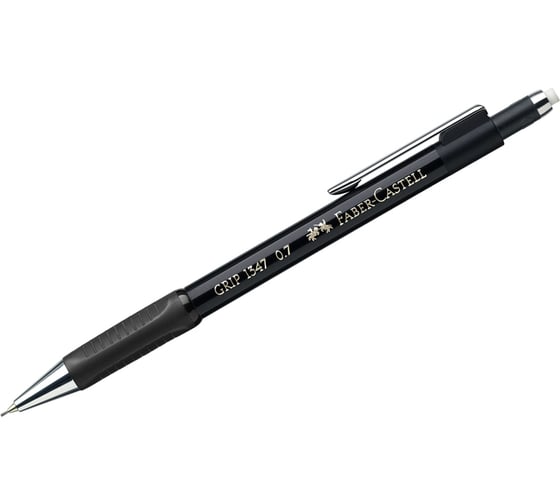 Изображение товара Механический карандаш Faber-Castell Grip 1347 B, 0.7 мм, грип, с ластиком, автоподача грифеля 134799