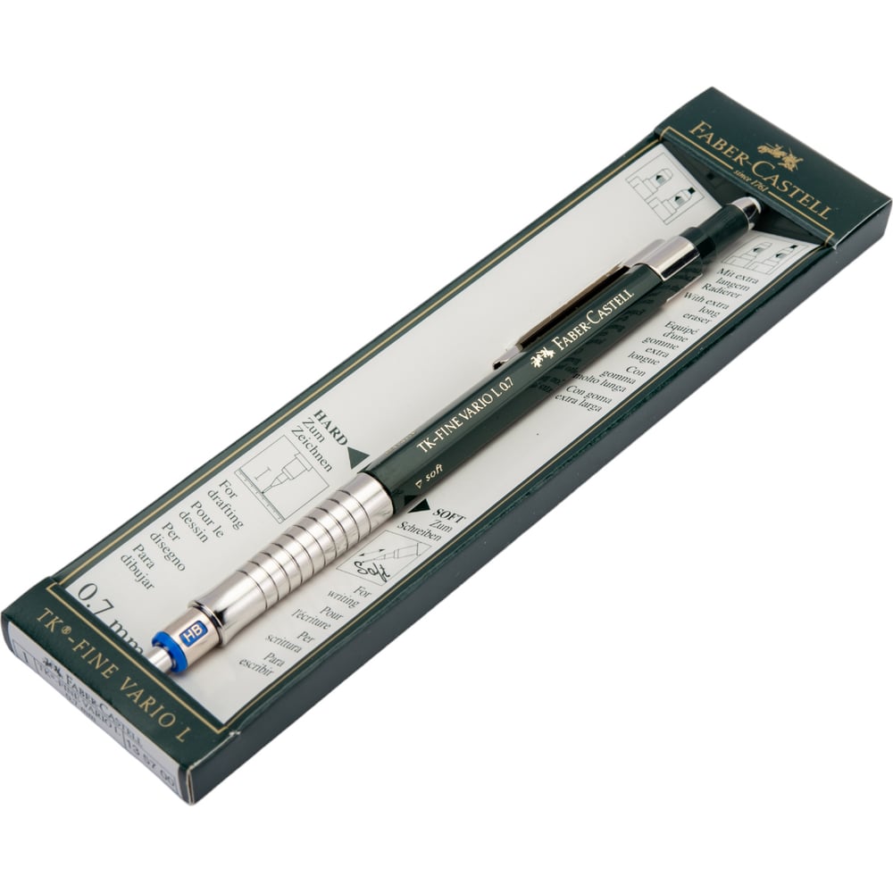 Изображение товара Механический карандаш Faber-Castell TK-Fine Vario L HB с ластиком 0.7 мм