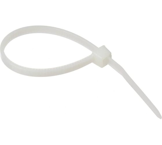 Изображение товара Хомут стяжка Topfort нейлоновая морозостойкая 4х200 белый 100 шт. в упаковке 2097670