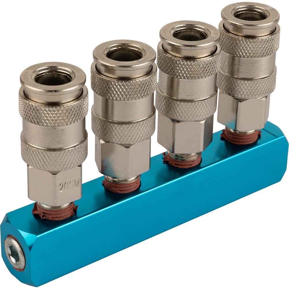 Изображение товара Прямой разветвитель Harrison 4 выхода, 1/4F, металл HRS-SMM