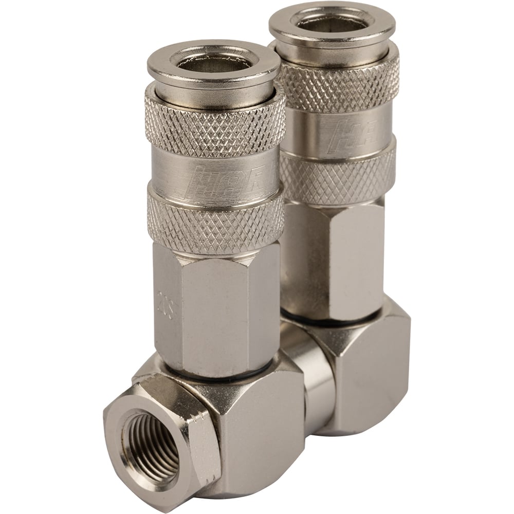 Изображение товара Разветвитель с вращающимися соединениями Harrison с двумя БРС мама и внутренней резьбой 1/4 HRS-SRL