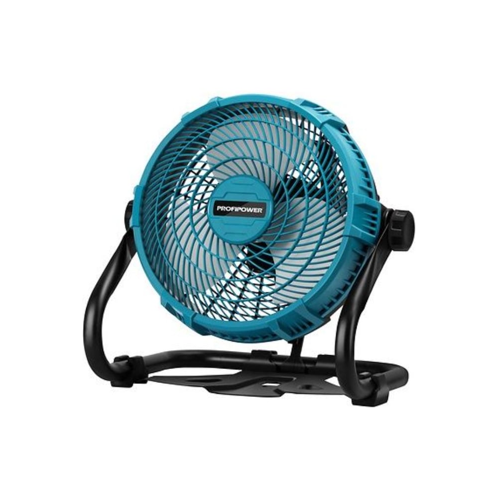 Изображение товара Аккумуляторный вентилятор Profipower MKDCF-18V сеть USB 240 мм черный синий