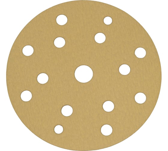Изображение товара Круг абразивный CERAMAX GOLD 150 мм, 15 отверстий, P40, 5 шт 1CRX0147