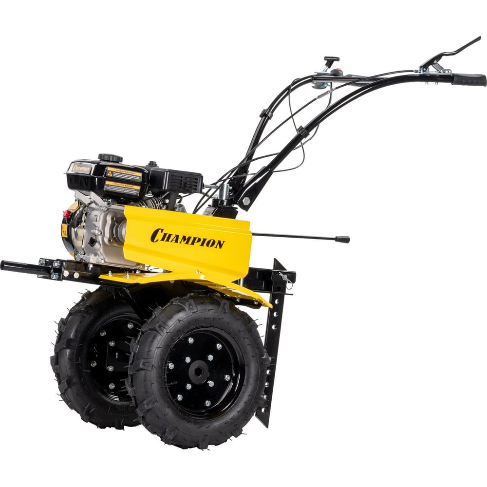 Изображение товара Мотоблок CHAMPION 7 лс 2F/1R с шириной вспашки 81 см и объемом двигателя 212 см³