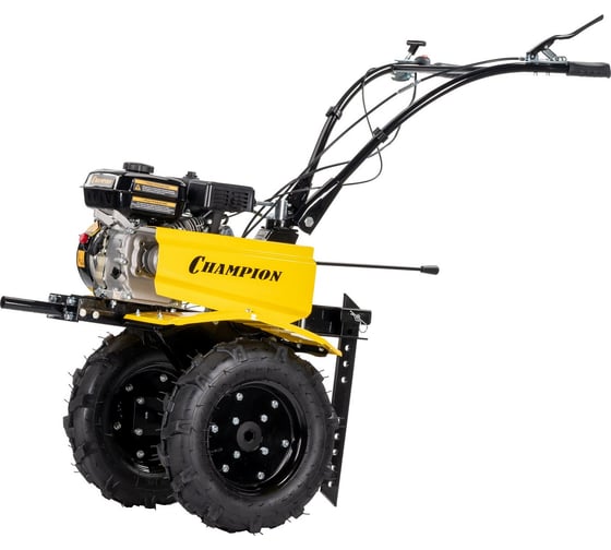 Изображение товара Мотоблок CHAMPION 7 лс 2F/1R 81 см 35 см 3,6 л 69 кг, колеса 4/10 шкив BC8733