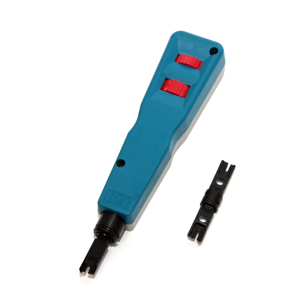 Инструмент для заделки витой пары для типа Krone 110 5Bites инструмент для зачистки кабеля и заделки витой пары cablexpert
