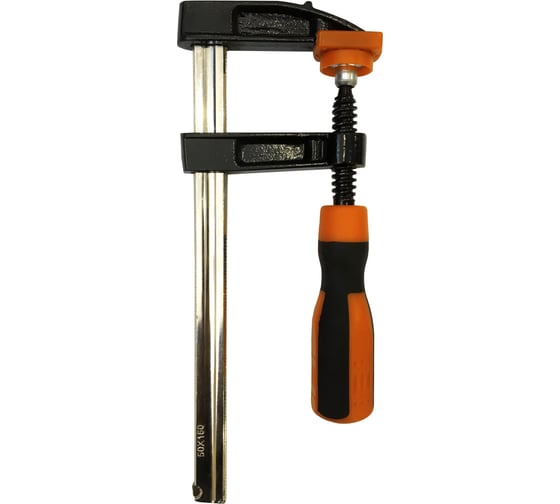 Изображение товара Струбцина BOHRER F-тип, 300x80мм, двухкомпонентная рукоятка 47530080