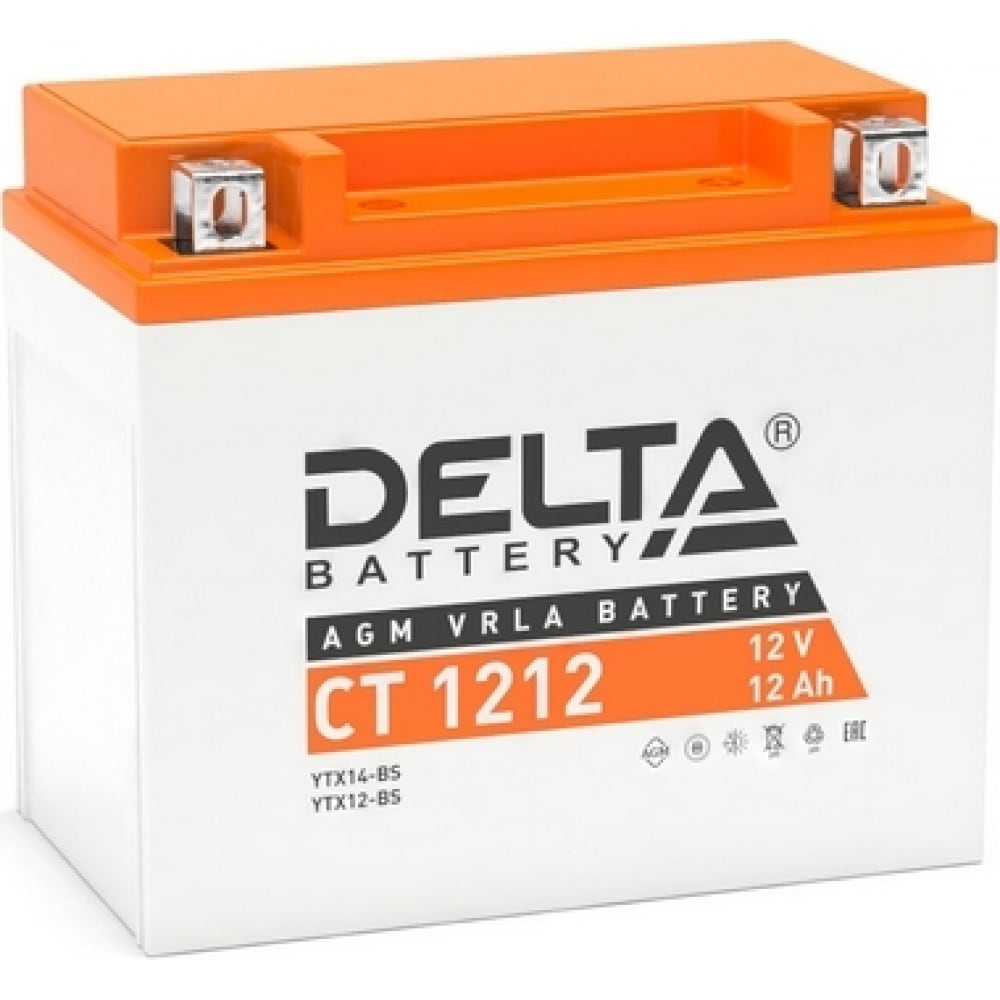 Аккумуляторная батарея DELTA аккумуляторная батарея delta 4 5 ач 12 вольт hr 12 4 5