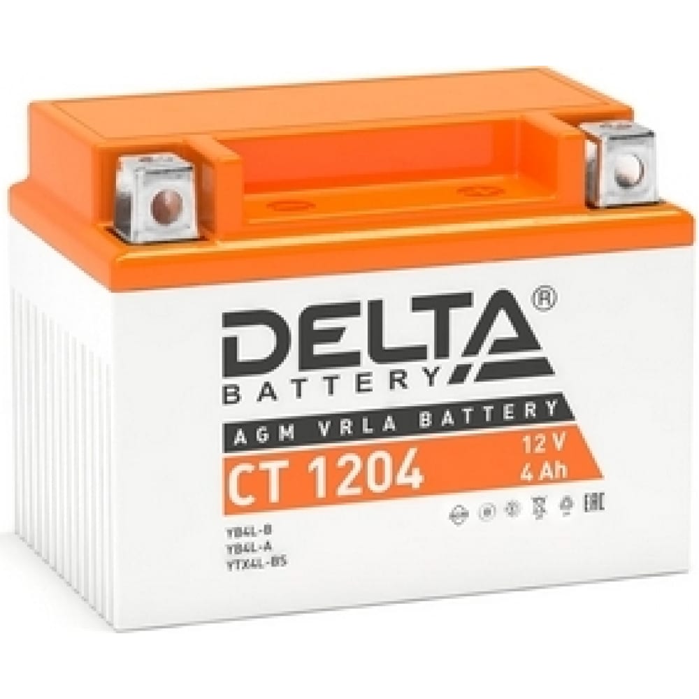 Аккумуляторная батарея DELTA аккумуляторная батарея delta ст1207 2 ytz7s 12 в 7 ач обратная