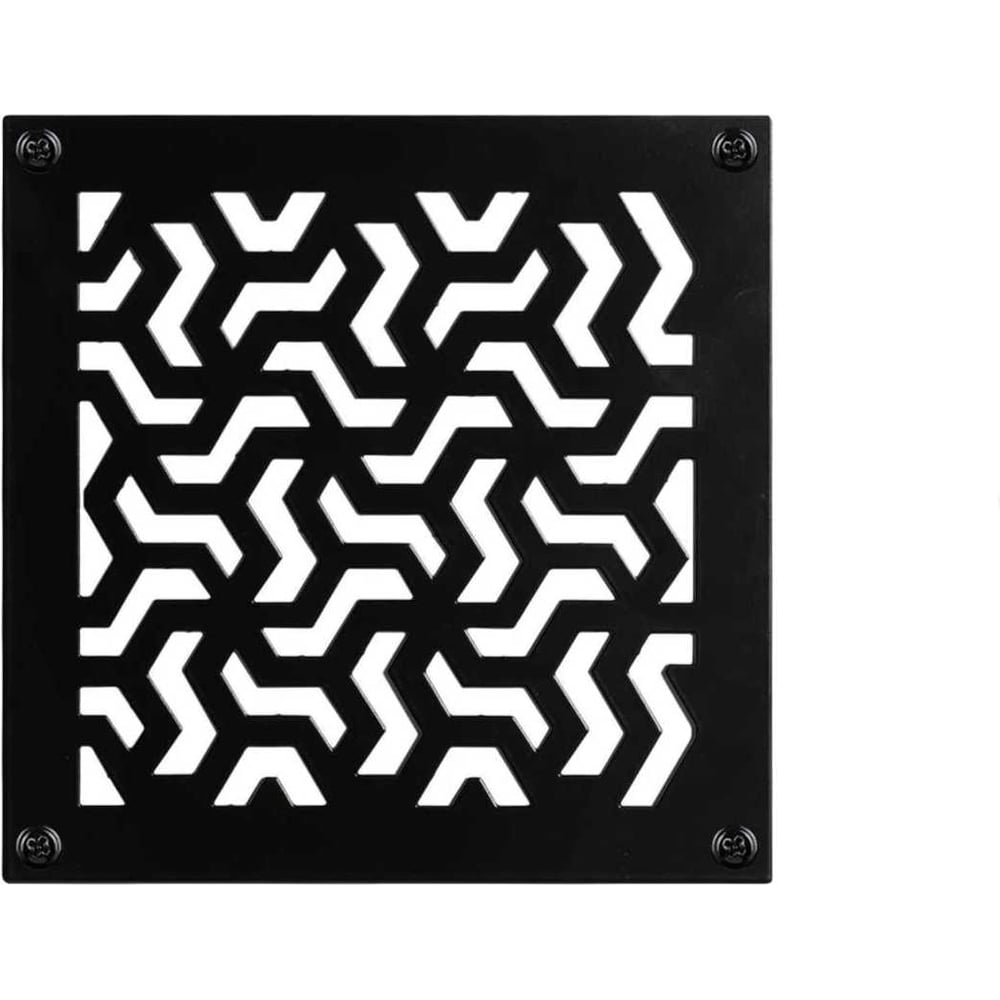 Изображение товара Накладка для вентиляции ООО СКП Лава 300*300 черный ВРК-006Ч