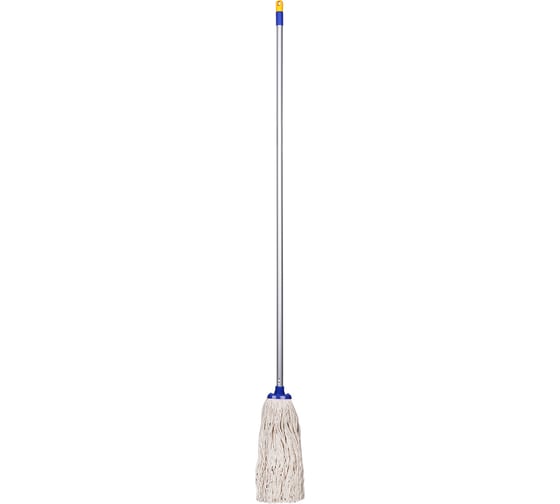 Изображение товара Швабра OfficeClean Professional ручка 120 см, насадка МОП хлопок, ворс 26 см, 165 г 266773