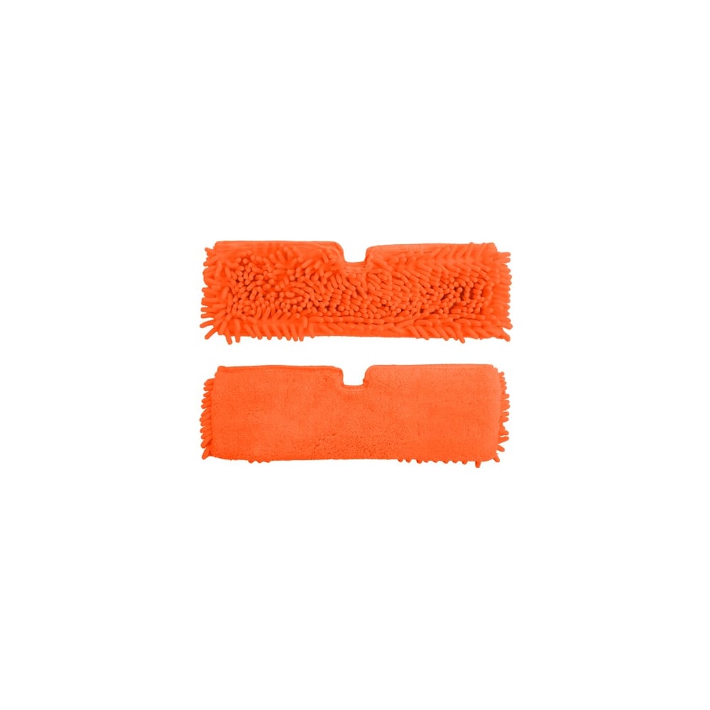 Двусторонняя насадка-моп для швабры OfficeClean насадка для плоской швабры доляна 43×13 см 80 гр микрофибра букли оранжевый