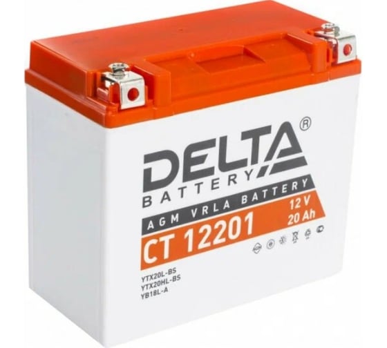 Изображение товара Аккумуляторная батарея Delta CT 12201