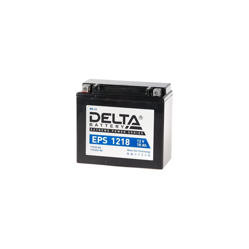 Аккумуляторная батарея DELTA аккумуляторная батарея delta ст1212 1 yt12b bs 12 в 12 ач прямая
