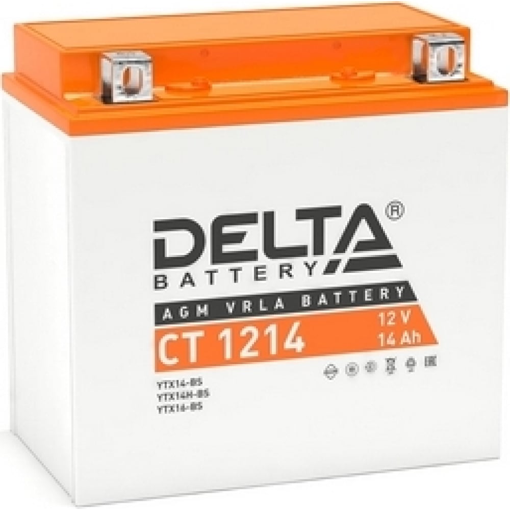 Аккумуляторная батарея DELTA аккумуляторная батарея delta 30 ач eps 1230 ytx30l bs обратная полярность