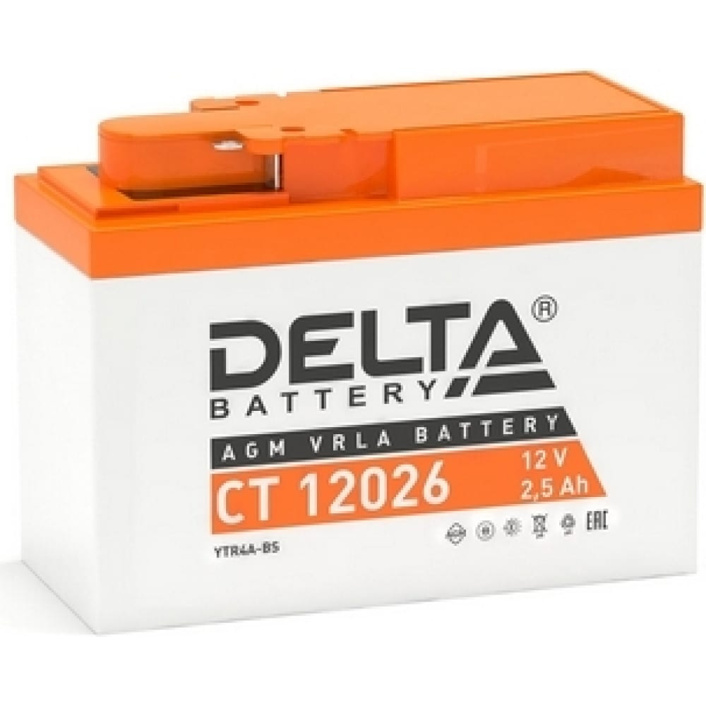 Аккумуляторная батарея DELTA аккумуляторная батарея delta eps 1220 ytx24hl bs ytx24hl 12 в 20 ач обратная