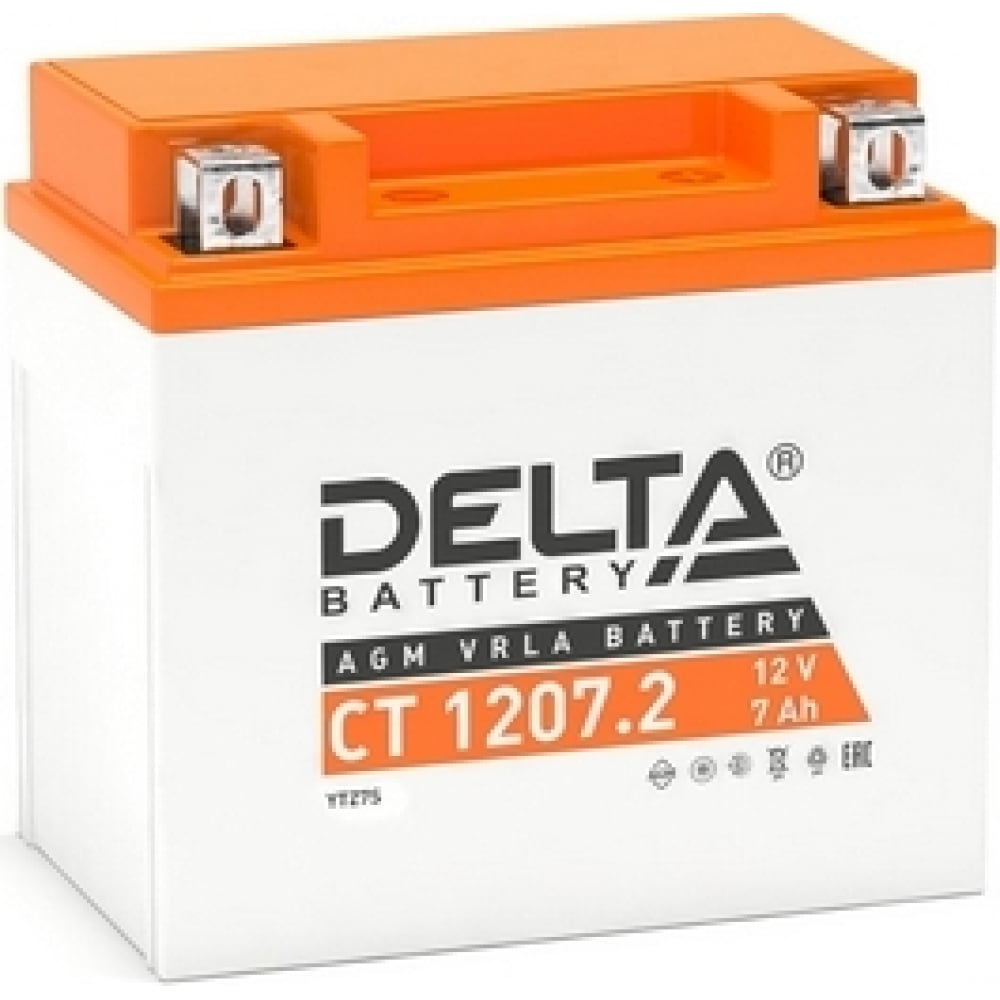 Аккумуляторная батарея DELTA аккумуляторная батарея delta ст1207 1 ytx7l bs 12 в 7 ач обратная
