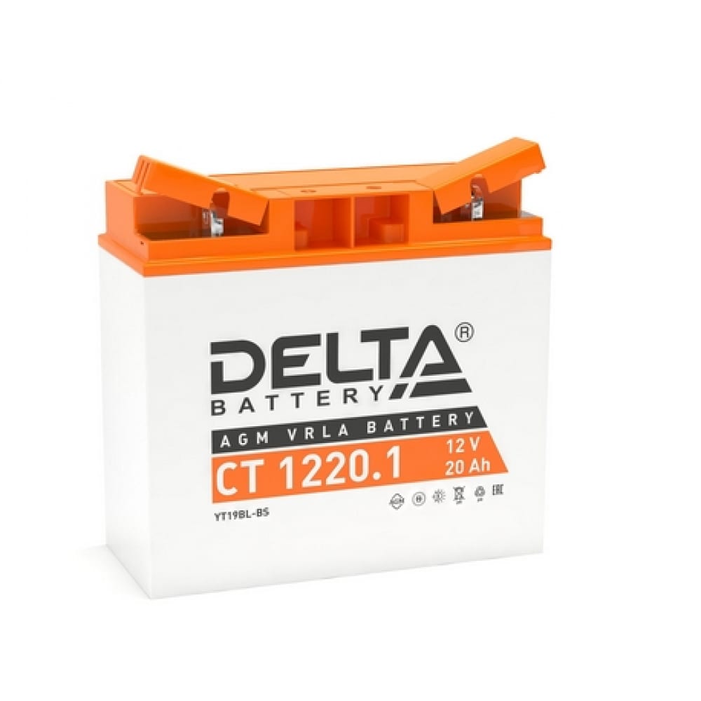 Аккумуляторная батарея DELTA аккумуляторная батарея delta ст1207 1 ytx7l bs 12 в 7 ач обратная
