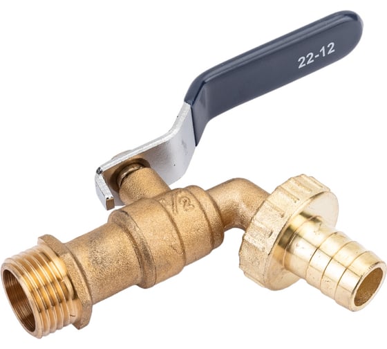 Изображение товара Шаровой кран со штуцером RM 1/2 водоразборный, ручка VN-BY12