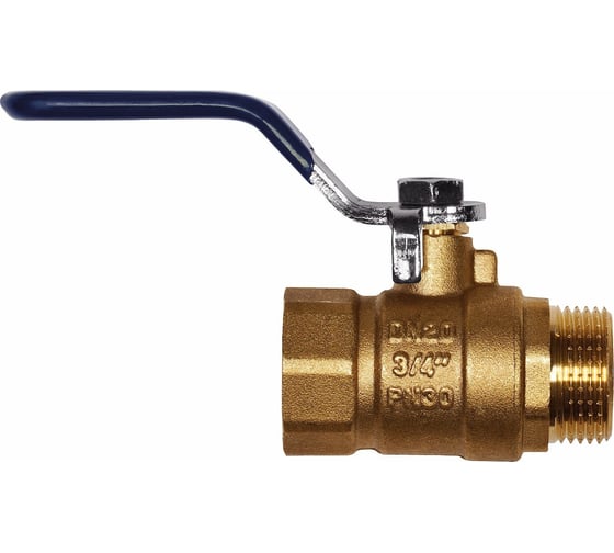 Изображение товара Шаровой кран RM -L ВР-НР 3/4, муфтовый ручка Ду20 Ру30 11Б27п1 RML-34FML