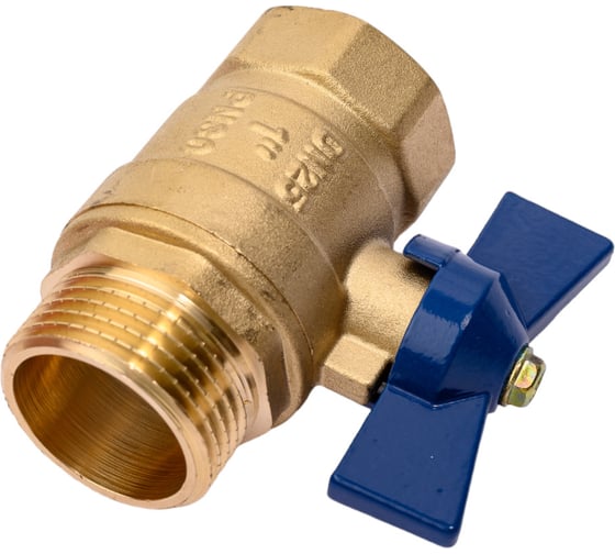 Изображение товара Шаровой кран RM -L ВР-НР 1 муфтовый, бабочка Ду25 Ру30 11Б27п1 RML-1FMB