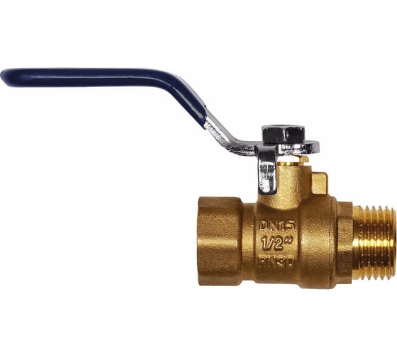 Изображение товара Шаровой кран RM -L ВР-НР 1/2 муфтовый, ручка Ду15 Ру30 11Б27п1 L-12FML RML-12FML