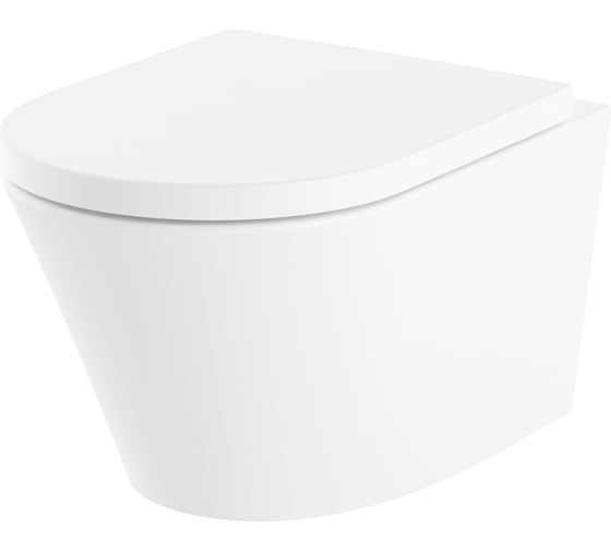 Изображение товара Безободковый подвесной унитаз Lavinia Boho Biore в наборе 2 в 1 3304003R