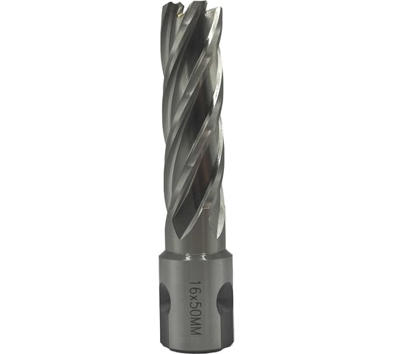 Изображение товара Сверло корончатое TORNERI 16х50 мм, HSS, Universal / Weldon 19 Т023629