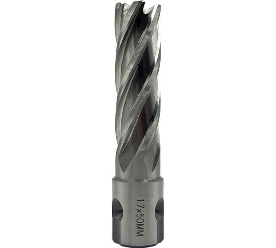 Изображение товара Сверло корончатое TORNERI 17х50 мм, HSS, Universal / Weldon 19 Т023630