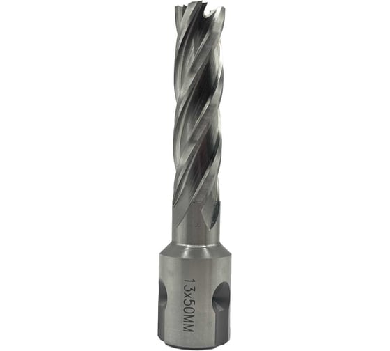 Изображение товара Сверло корончатое TORNERI 13х50 мм, HSS, Universal / Weldon 19 Т023625