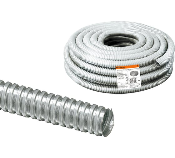 Изображение товара Металлорукав TDM ELECTRIC РЗ-Ц-Х 15 без протяжки, 50м SQ0403-0315