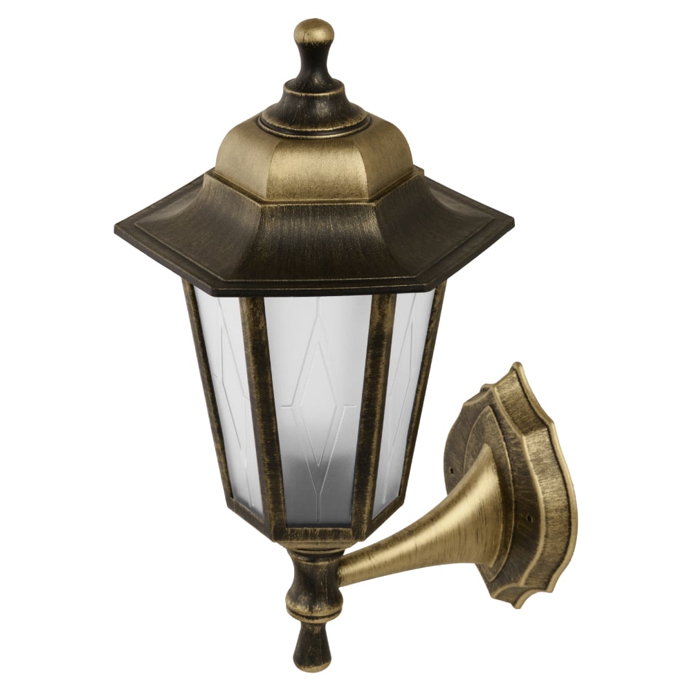 Изображение товара Светильник уличный шестигр. TDM ELECTRIC, настенный, пластик, рассеиватель пластик, бронза SQ0330-0771