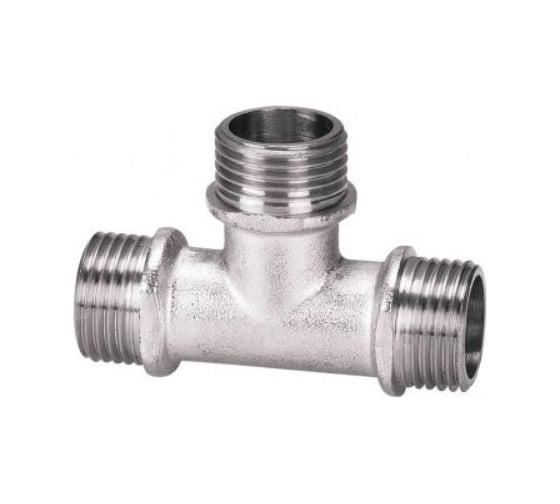 Изображение товара Тройник ООО ПКФ Сварком 1/2 нар. желтый никель СанТех s000546