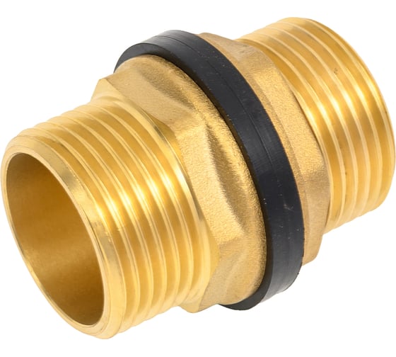 Изображение товара Штуцер ООО ПКФ Сварком (врезка) в бак (емкость) с прокладкой 1 латунь (4748) СанТех s069644