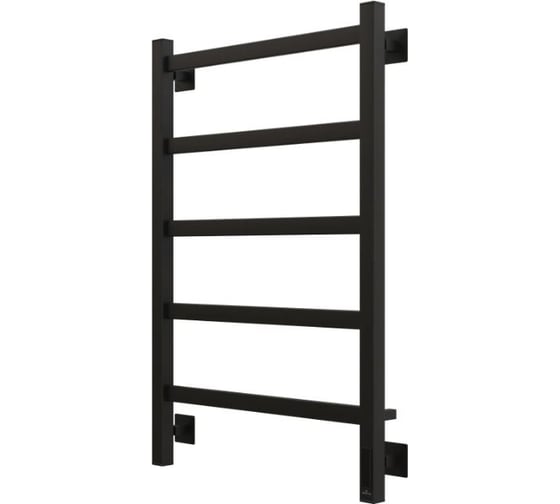 Изображение товара Электрический полотенцесушитель GROTA Soffi K 530x800 черный Soffi K 530х800 RAL9005 EL