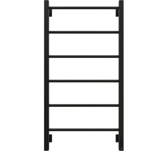 Изображение товара Электрический полотенцесушитель GROTA Simple K 530x1000 черный Simple K 530х1000 RAL9005 EL