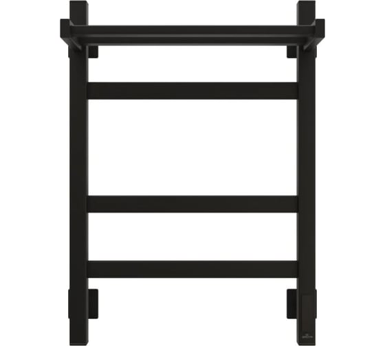 Изображение товара Электрический полотенцесушитель GROTA Tela 430x600 черный Tela 430х600 RAL9005 EL