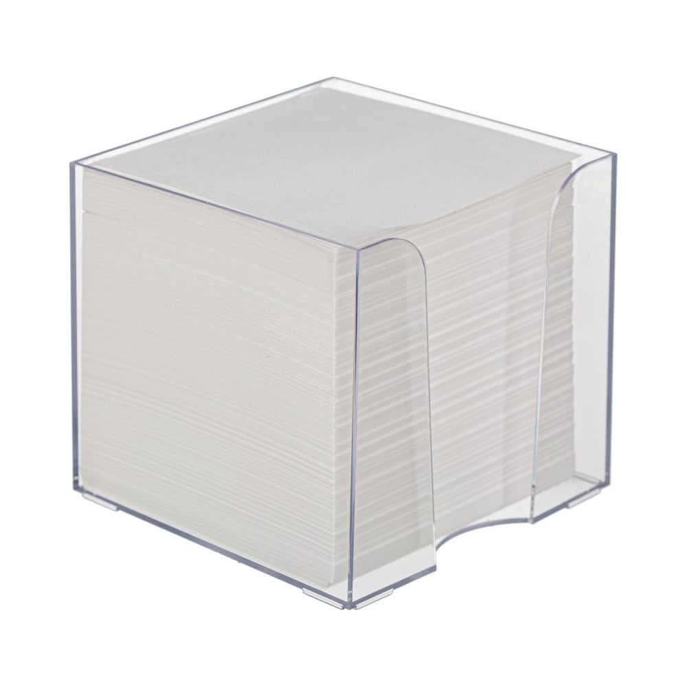 Блок для записей Attache блок бумаги для записей 9х9х9 ная пастель 80г м2 в пластиковом прозрачном боксе