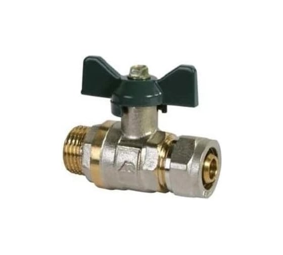 Изображение товара Кран ООО ПКФ Сварком шар д=20x3/4 цанга/штуцер МП СанТех s063173