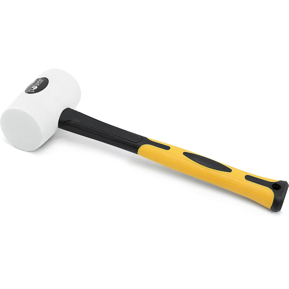 Изображение товара Киянка Pobedit белая, обрезиненная ручка, 70% фибра, 450 гр 2541345