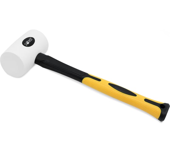 Изображение товара Киянка Pobedit белая, обрезиненная ручка, 70% фибра, 900 гр 2541390